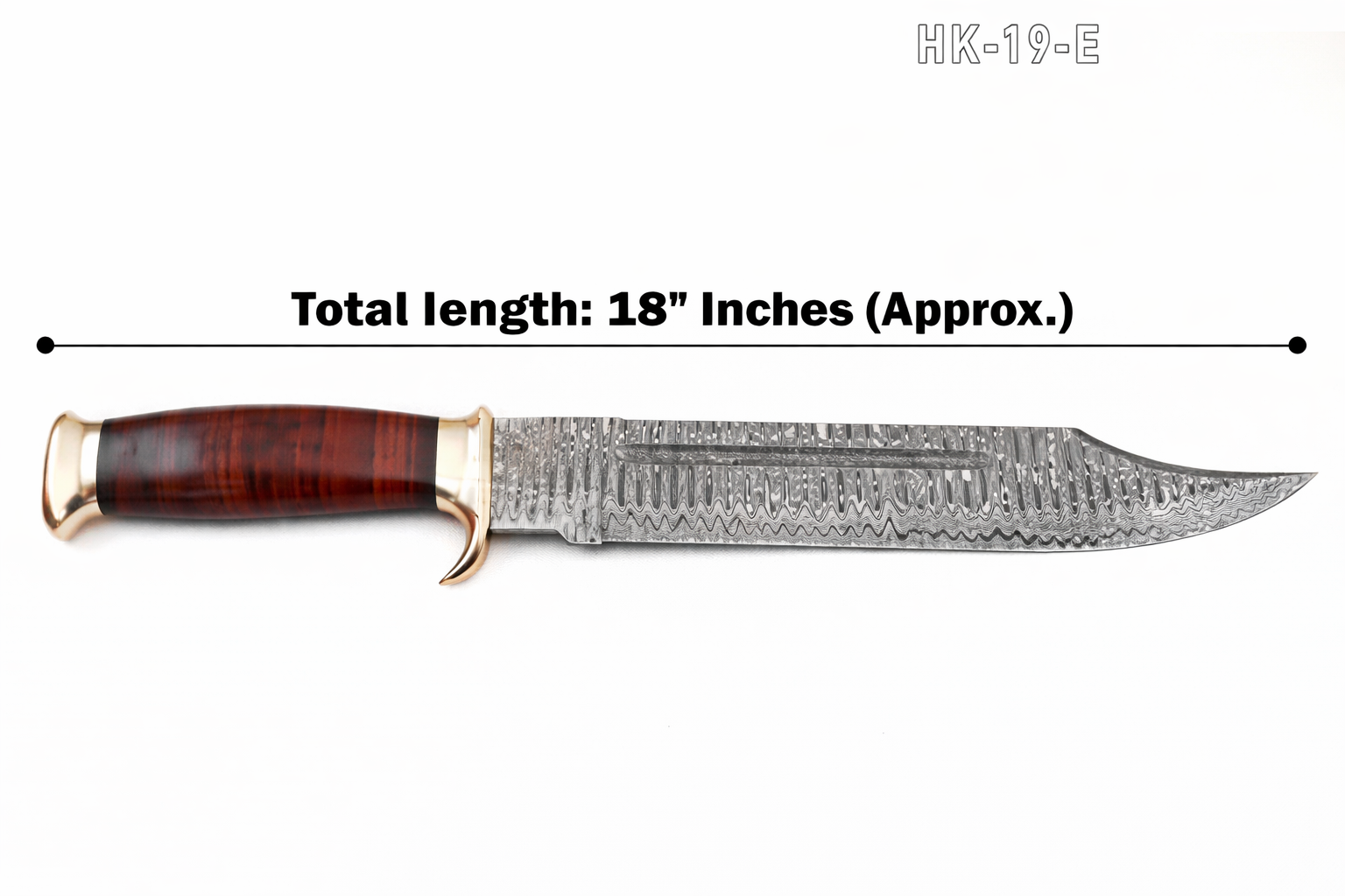 Large Handmade Forged Crocodile Dundee Knife Damascus Steel Blade1 – VALYRIAN BLADE